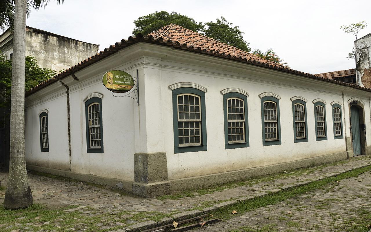 Casa de Banhos de D.João VI: local onde o rei teria se curado / Foto: Marcos Tristão - Museu do Amanhã
